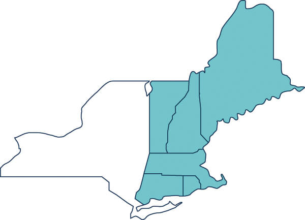 Connecticut / Maine / Massachusetts / New Hampshire / Rhode Island / Vermont