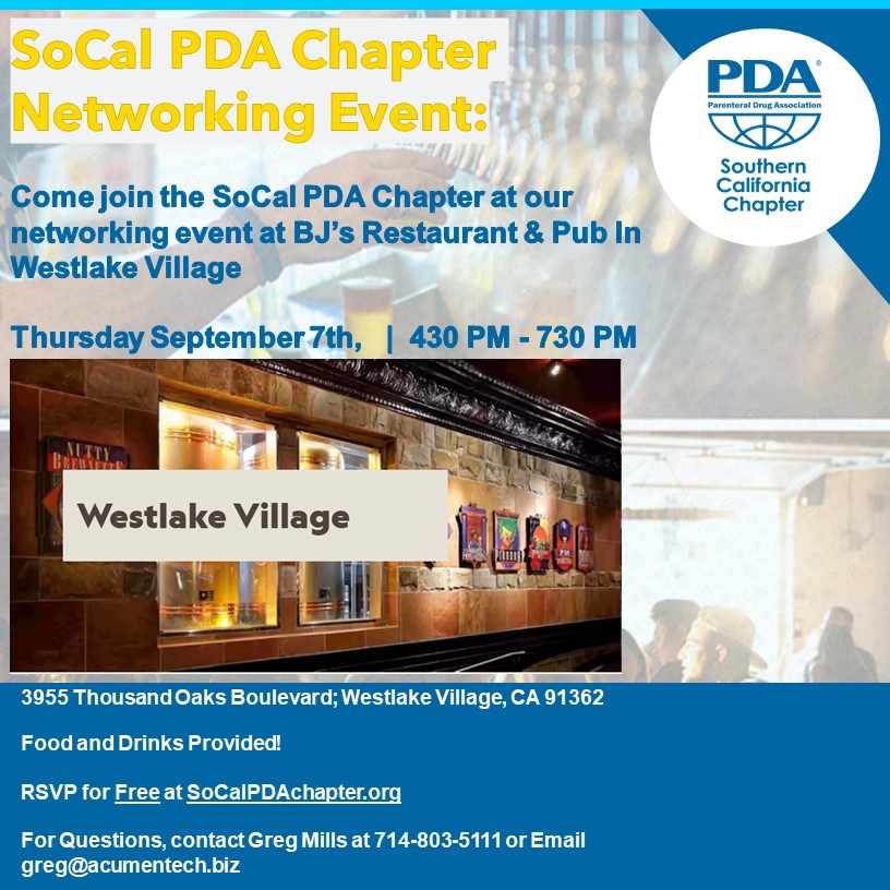 SoCal PDA  Networking Event September 2023