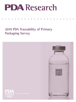 Cover of the PDA Research: 2019 Traceability of Primary Packaging Survey